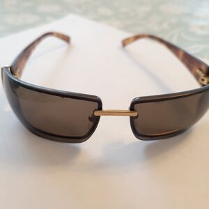 Versace Black and Gold Sunglasses